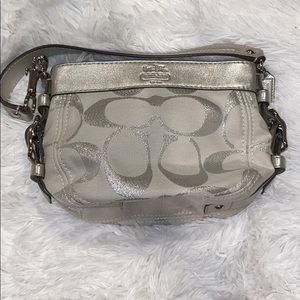 Coach Silver Mini Bag